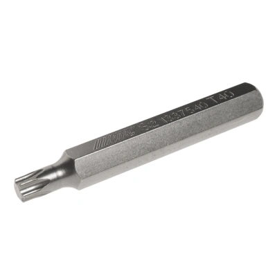 Бита TORX Т40х75мм 10мм удлиненная S2 JTC