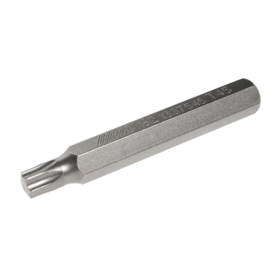 Бита TORX Т45х75мм 10мм удлиненная S2 JTC-1337545