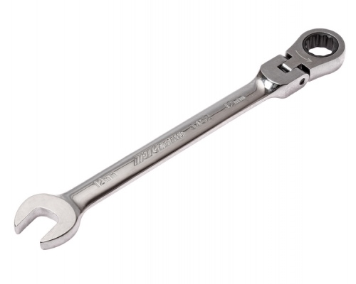 Ключ комбинированный 12х12 мм трещоточный шарнирный JTC-3452