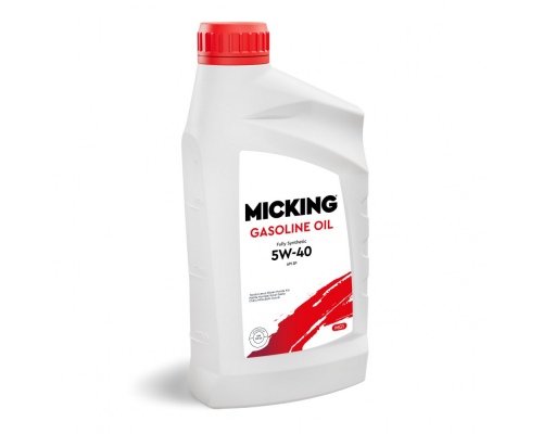 Масло моторное синтетическое Micking Gasoline Oil MG1 5W-40 синтетическое API SP, 1л