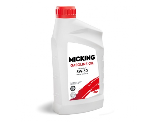 Масло моторное синтетическое Micking Gasoline Oil MG1 5W-30  API SP/RC, 1л.