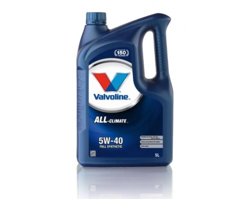 Масло моторное синтетическое 5W40 VALVOLINE ALL CLIMATE, 5 л.