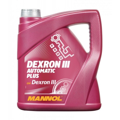 МАСЛО ТРАНСМИССИОННОЕ СИНТЕТИЧЕСКОЕ AUTOMATIC-PLUS ATF DEXRON III MANNOL, 8206-4, 4 л.