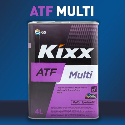 Масло трансмиссионное синтетическое KIXX ATF MULTY PLUS FULL SYNTHETIC KX23, 4 л.