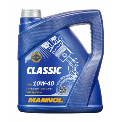 МАСЛО МОТОРНОЕ ПОЛУСИНТЕТИЧЕСКОЕ MANNOL CLASSIC 10W40, 1101, 4 л.