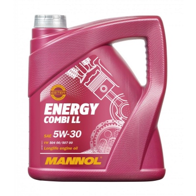 МАСЛО МОТОРНОЕ СИНТЕТИЧЕСКОЕ  MANNOL ENERGY COMBI LL 5W30, 7907, 4 л.