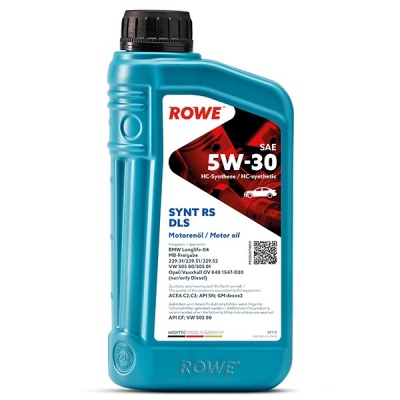 Масло моторное синтетическое 5W30 ROWE HIGHTEC SYNT RS DLS, 1 л.