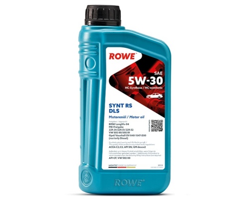 Масло моторное синтетическое 5W30 ROWE HIGHTEC SYNT RS DLS, 1 л.
