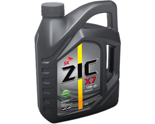 Масло моторное синтетическое R ZIC X7 DIESEL 10W-40 CI-4/SL,   4 литра