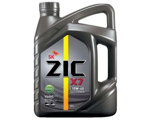 Масло моторное синтетическое R ZIC X7 LS 10W-40 SM/CF,   6 литров