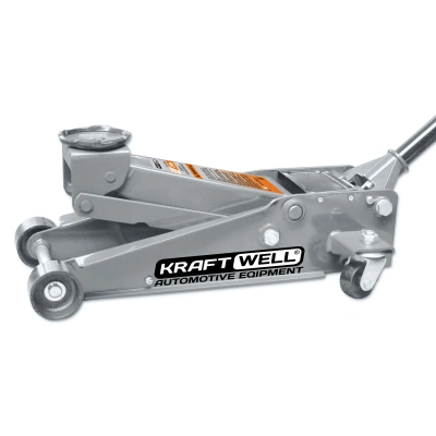 Домкрат подкатной гидравлический г/п 3000 кг. Kraftwell KRWFJ3D