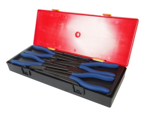 Набор инструментов 4 предмета слесарно-монтажный (клещи удлиненные) в ложементе JTC-K5042
