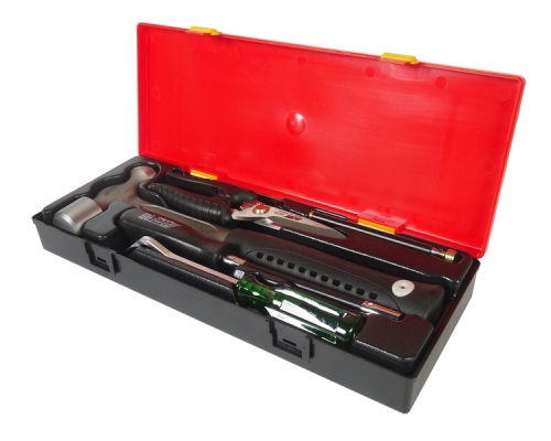 Набор инструментов 5 предметов слесарно-монтажный (молоток,ножницы,отвертка) в кейсе JTC-K8051