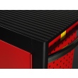 Тележка инструментальная 7 секций красная с боковым ящиком JTC-S1067